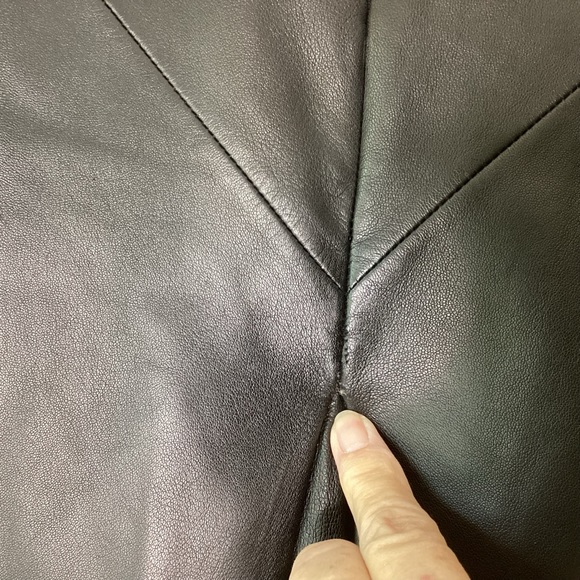 Givenchy Pencil Skirt Black Leather 40 - Picture 10 of 10